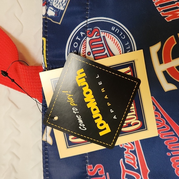 Minnesota Twins MLB Loudmouth Cooperstown Retro Tote Bag NWT - Picture 2 of 9